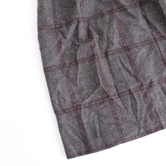 Vintage Partial Wool Skirt - Plaid- Size 30 - Picture 4 of 8